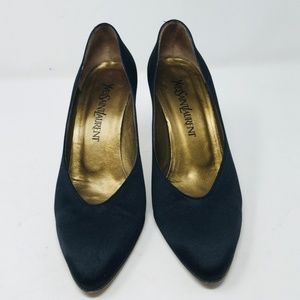 YSL Yves SAint Laurent Satin heels 8